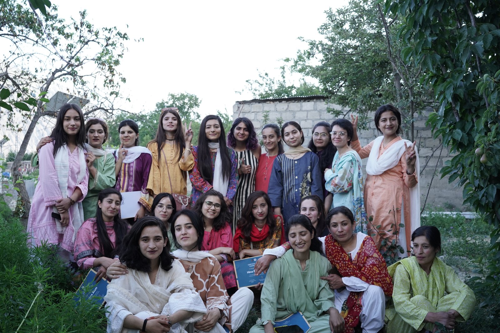 Tech Sahelis cohort gathered together in Gilgit-Baltistan